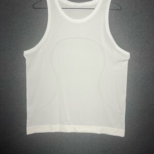 Lululemon Athletica White Ribbed Top